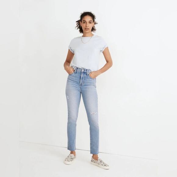 MADEWELL The Perfect Vintage Jean Coffey Wash: Worn-In Edition Women’s Size 26 - Picture 1 of 9
